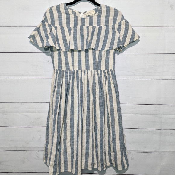 Rachel Parcell Santorini Ruffle Striped Dress - Picture 2 of 13